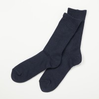 KENSEN Hidamari Men's Double Socks P-60 #Black