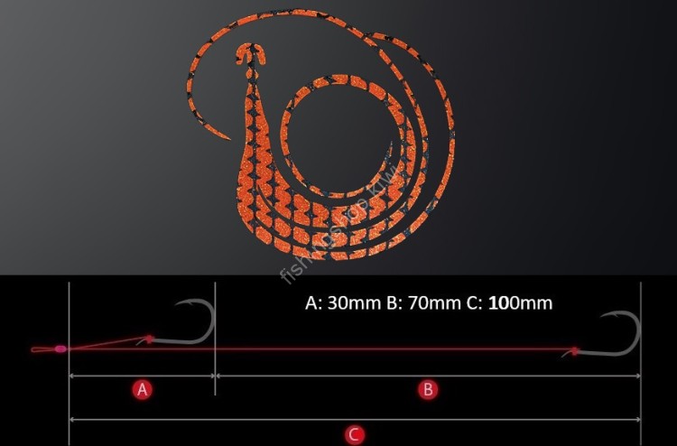 MATSUOKA SPECIAL Next Triple 120mm Phoenix with Hooks #Zebra Orange