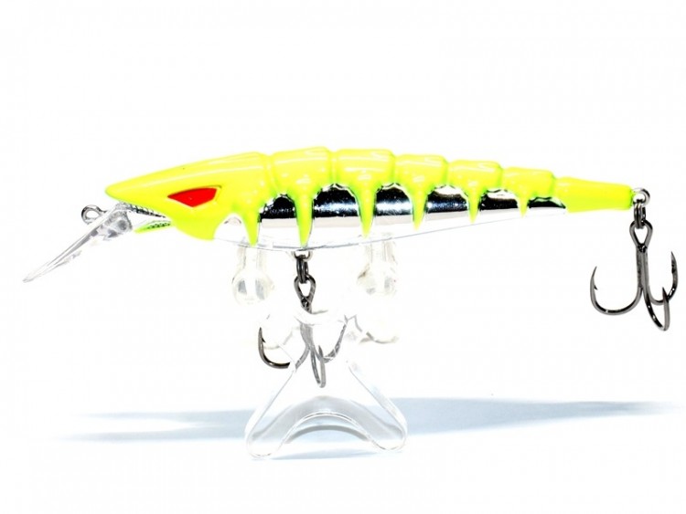 WATERLAND Skeleton Minnow F # 04 Chart / Silver