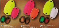 RODIO CRAFT Chacha Jr 0.9g #83 Fluorescent Yellow / Fluorescent Pink (Double-sided Glow)