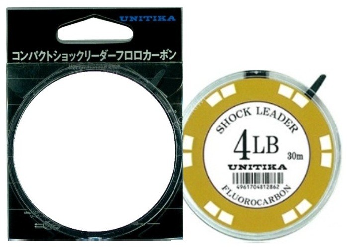 UNITIKA Compact Shock Leader Fluorocarbon [Natural Clear] 30m #1 (4lb)