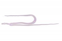 JACKALL BinBin Worm Necktie Twin Tail #F229 UV Ika Pearl