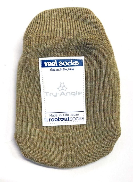 TRY-ANGLE x Rootwatsocks Reel Socks Try-Angler #Sand Beige