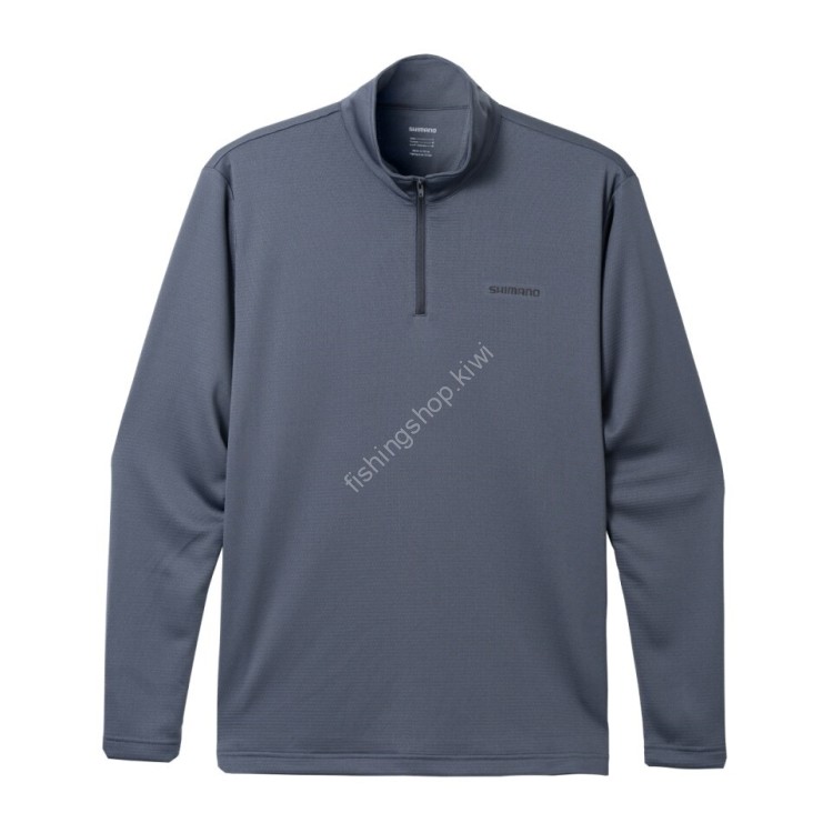SHIMANO SH-032W Technical Dry Half Zip (Charcoal) L
