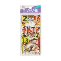 SASAME Tenaga Ebi Shimori W-606 [Red] #2 1.8m (2pcs)
