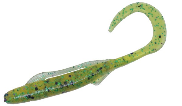 DAYSPROUT Katanagi Curly 2.5'' #28 UV Pumpkin/Green Flake/Purple Flake