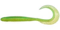 MEGABASS Kemuri Curly 2.5 Lime Chart / Gold Flakes