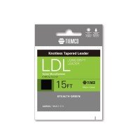 TIEMCO Long-Drift Leader 6X [Stealth Green] 15ft
