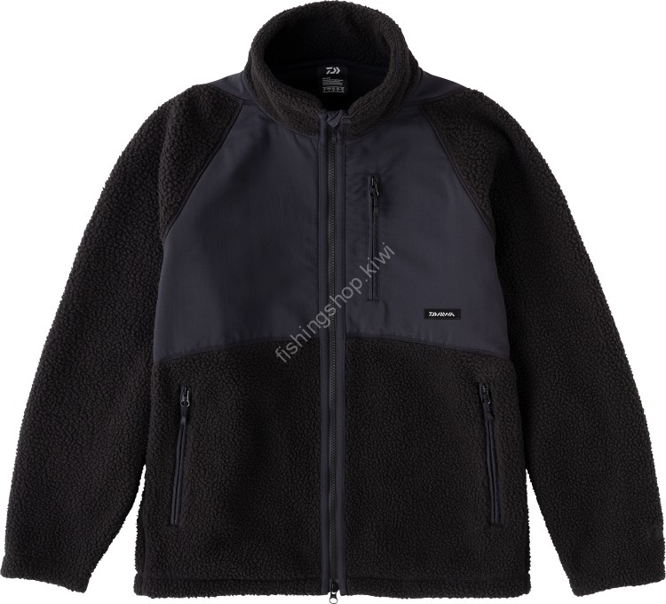 DAIWA DJ-3123 Retro Fleece Jacket (Black) 2XL