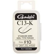 GAMAKATSU C13-K [Matte Black] #10 (20pcs)