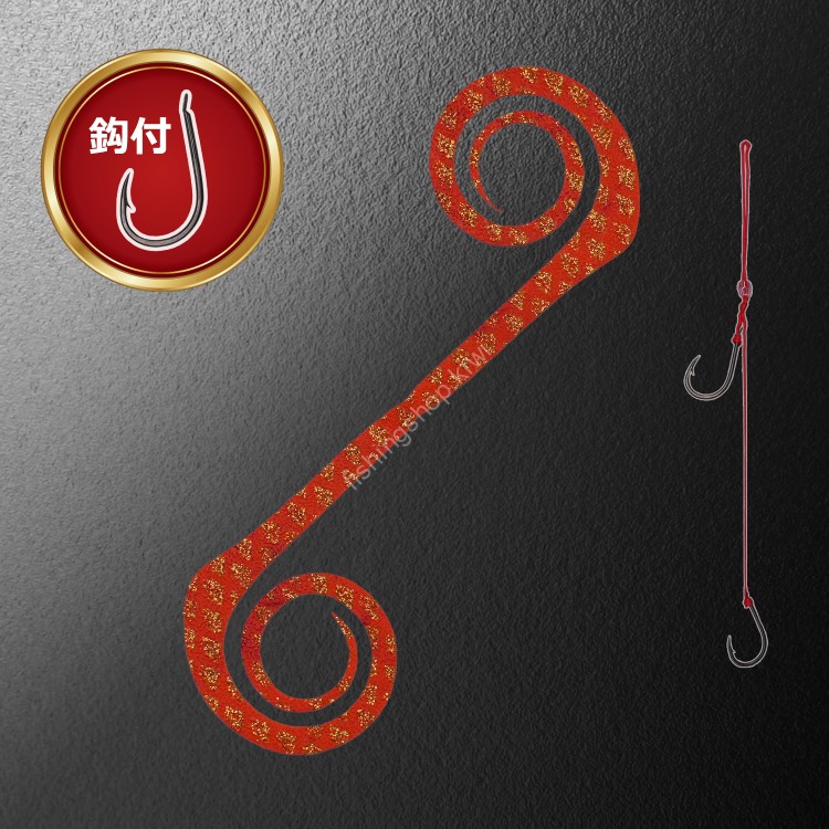 MATSUOKA SPECIAL Alpha 80mm with Hooks #Dark Orange Gold Lame