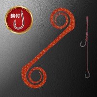 MATSUOKA SPECIAL Alpha 80mm with Hooks #Dark Orange Gold Lame