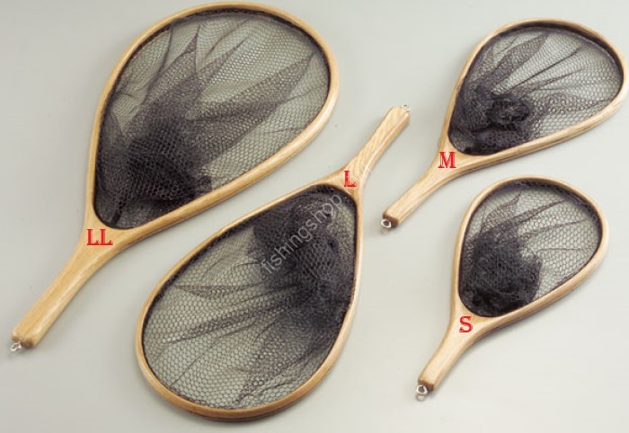 VALLEYHILL Original Landing Net "Rubber Coating Net" M (Net color: Black)