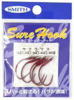 SMITH SURE HOOK CHERRY SALMON #3 RED
