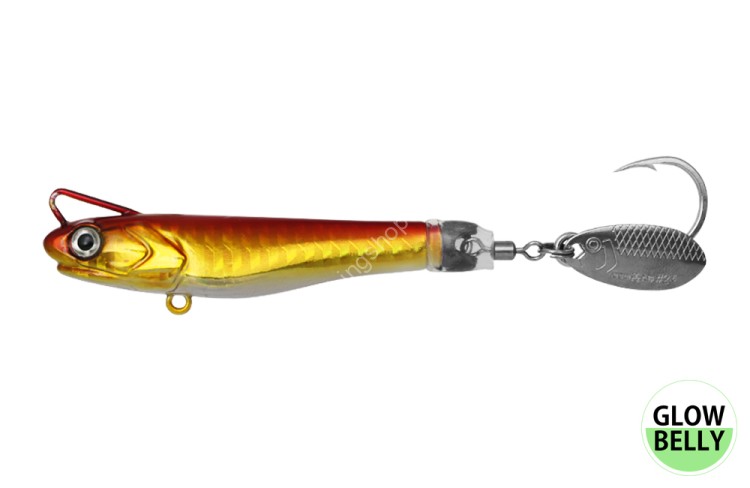 ISSEI Umitaro Speed Sardine Sakana Sakana Spin H.S.T 40g #026 Red Gold Glow