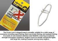 XESTA Hard Lock Snap #5 (300lb) 6pcs
