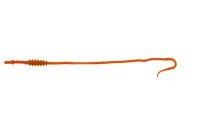 JACKALL BinBin Worm Necktie Curly Finesse #F006 Orange Gold Flake