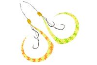 JACKALL BinBin Hook Muso Necktie Hook Set #Parrot Chart (2 Hooks)