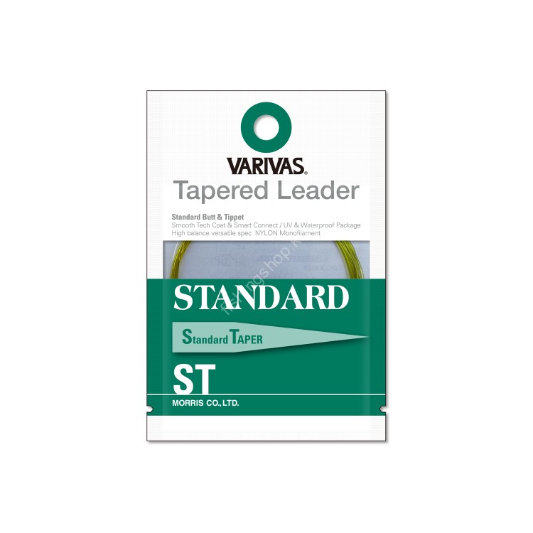 VARIVAS Tapered Leader Standard ST Nylon [Misty Green] 11ft 6X