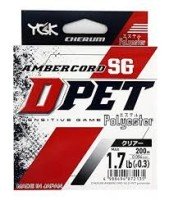 YGK Ambercord Cherum SG D-PET [Clear] 200m #0.3 (1.7lb)