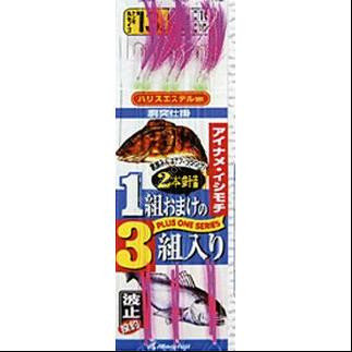MARUFUJI Ainame Ishimochi 3 Hooks #12 (3pcs)