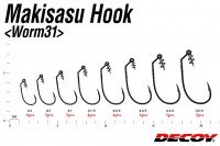 DECOY Worm31 Makisasu Hook Hyper #2/0