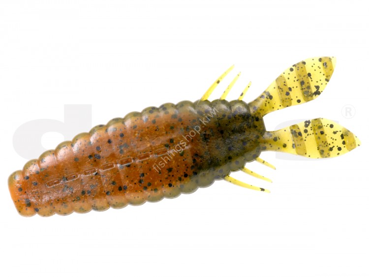 DEPS BullSlide 3.4" #51 Green Pumpkin Orange