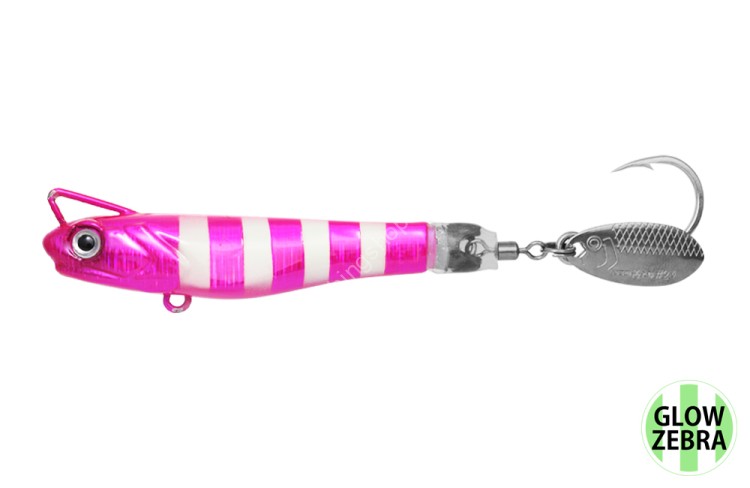 ISSEI Umitaro Speed Sardine Sakana Sakana Spin H.S.T 60g #062 Pink Glow Zebra