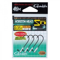 GAMAKATSU Horizon Head SN 0.35g #1 (4pcs)