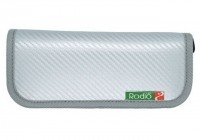 RODIO CRAFT Carbon Wallet Medium #Silver / Chartreuse
