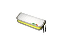 RODIO CRAFT Carbon Wallet Medium #03 Silver/Chartreuse