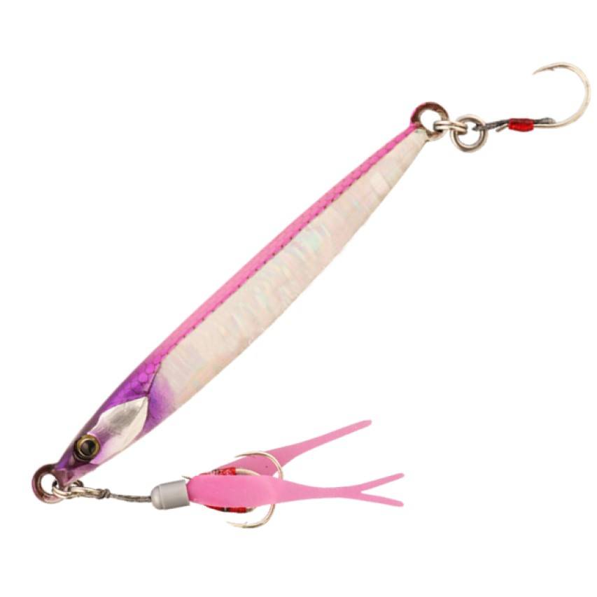 JACKALL Bumbles Jig Slow - 3.5 Oz (100g) Fishing Jig For Slow Fall, Red Gold/Magma Wave Holo