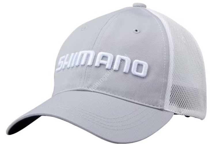 SHIMANO CA-008V Twill Mesh Cap Light Gray M