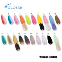 FOREST Closer 0.8g #13 Orange Warbler / Dark Brown