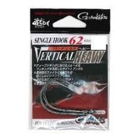 GAMAKATSU Single Hook 62 Vertical Heavy [Hyper Shield] #8/0 (1pcs)
