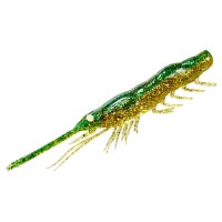 MAGBITE MBW06 Snatch Bite Shrimp 4" #12 Green Gold Schrimp