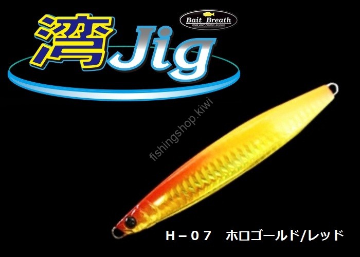 BAIT BREATH one湾Jig 60g #H-07 Holo Gold / Red