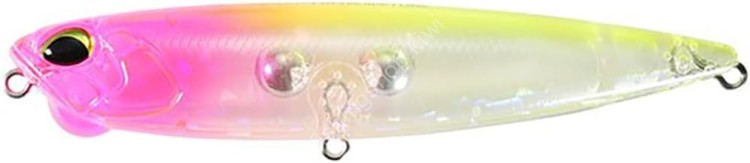 DUO Realis Pencil 130F 31.6g SW Horizontal Tune #CLA0602 Clear Pink Head Chart
