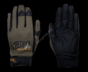 NORIES Casting Gloves NS-03 (Full Finger) [Brown] L