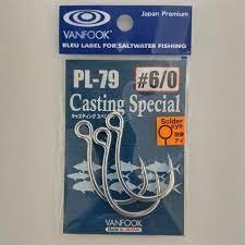 VANFOOK Casting Special PL-79 [Silver] #3/0 (5pcs)