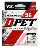 YGK Ambercord Cherum SG D-PET [Pink] 200m #0.2 (1lb)