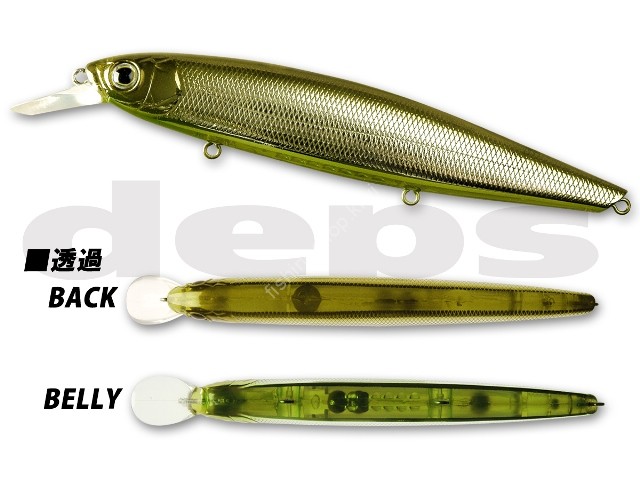 DEPS Balisong Minnow 130SP #23 Glass Belly Shiner