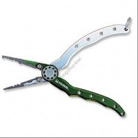 KAHARA 6.5inch Aluminum Pliers Slim Type Dark Green / Silver