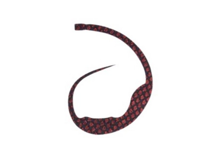 START Silicone Tie Magically #33 Black Red SK (3 pcs)