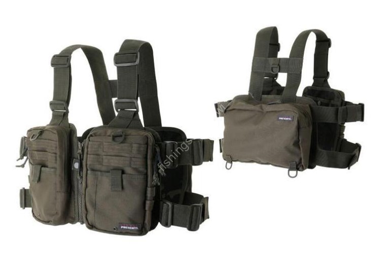 LITTLE PRESENTS V-23 Strap Vest Neo #Olive