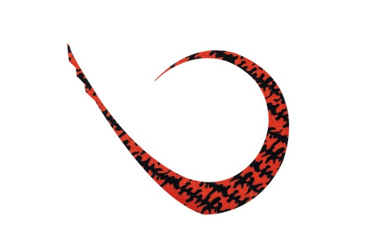 JACKALL Bin-Bin Dama T+Tie Master Curly Strong #F-0187 Striped Red