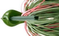 DEPS Sliding Jig 3/8oz Fine Rubber Skirt #13 Watermelon/Red