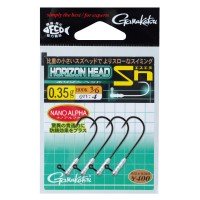 GAMAKATSU Horizon Head SN 0.35g #1/0 (4pcs)