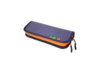 RODIO CRAFT Carbon Wallet Medium #04 Classic Blue/Orange