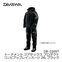 DAIWA Tournament Gore-Tex Combination Up Rain Suit DR-1009T 2XL Black